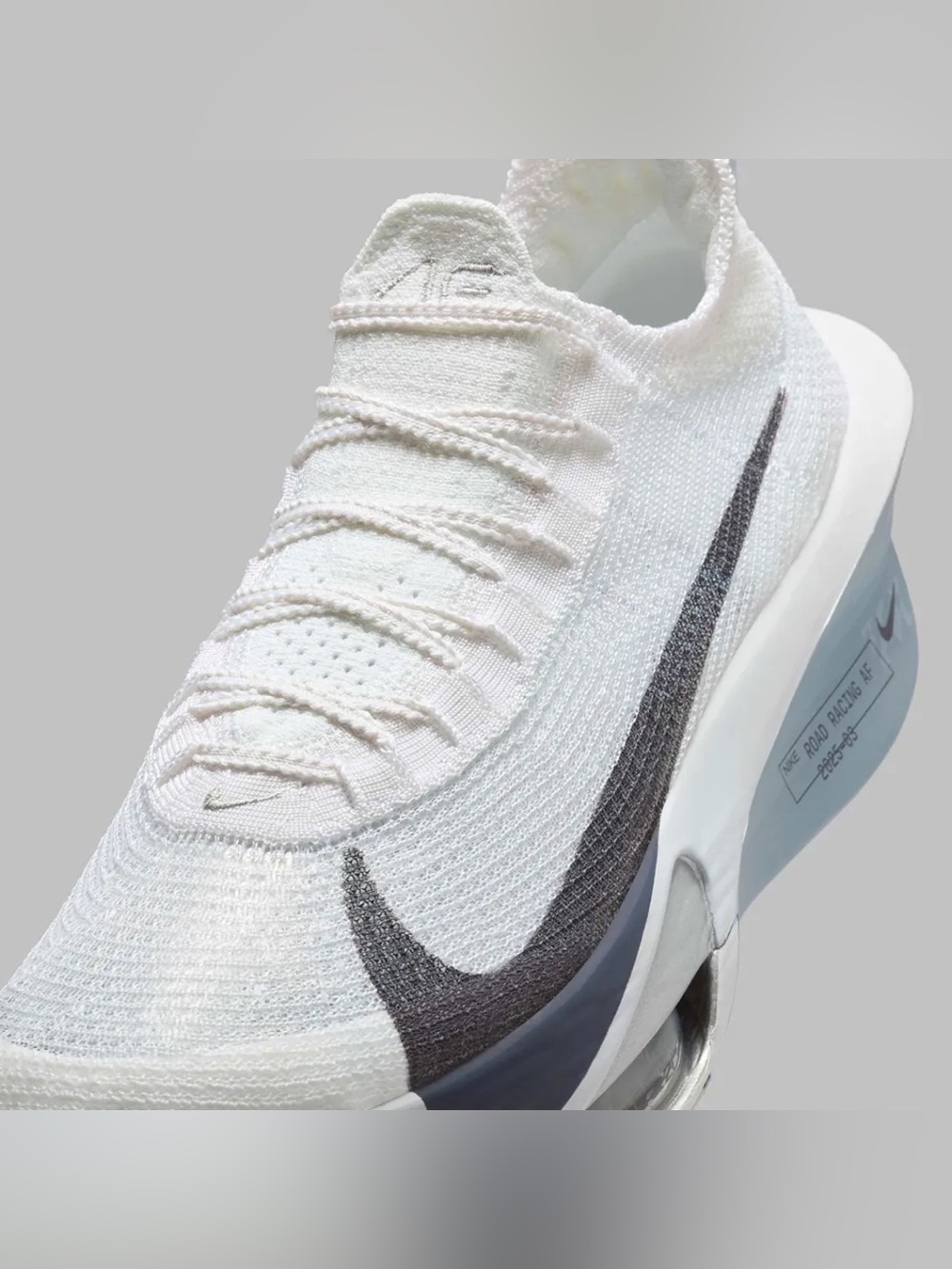Nike Air Zoom Alphafly Next% 3 White Pure Platinum FD8315-102 Size 10 NEW - Picture 11 of 14